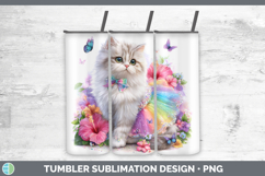 GorgeousCats Rainbow Summer Tumbler design.