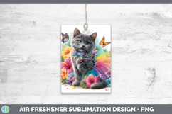 GorgeousCats Rainbow Summer Air Freshener design.