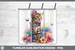 GorgeousCats Rainbow Summer Tumbler design.