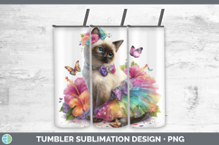 GorgeousCats Rainbow Summer Tumbler design.