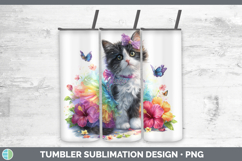 GorgeousCats Rainbow Summer Tumbler design.