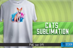 Cats Sublimation Design |Funny Cat Sublimation Design Product Image 1