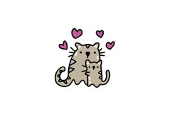 Cats SVG Cut File Product Image 1