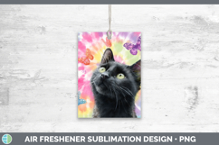 GorgeousCats Tie Dye Air Freshener design.