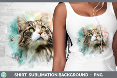 GorgeousCats Tie Dye Shirt design.