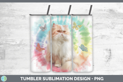 GorgeousCats Tie Dye Tumbler design.