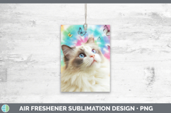 GorgeousCats Tie Dye Air Freshener design.