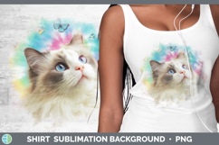 GorgeousCats Tie Dye Shirt design.