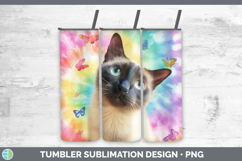 GorgeousCats Tie Dye Tumbler design.