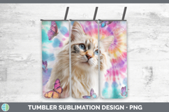 GorgeousCats Tie Dye Tumbler design.