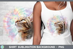 GorgeousCats Tie Dye Shirt design.