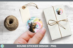 GorgeousCats Tie Dye Stickers design.