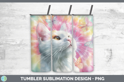 GorgeousCats Tie Dye Tumbler design.