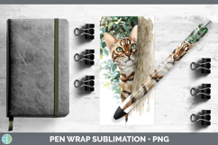 GorgeousCats Tree Peek Pen Wrap design.