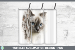 GorgeousCats Tree Peek Tumbler design.