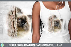 GorgeousCats Tree Peek Shirt design.