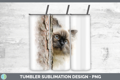 GorgeousCats Tree Peek Tumbler design.