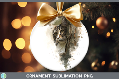 GorgeousCats Tree Peek Ornament design.