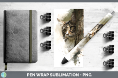 GorgeousCats Tree Peek Pen Wrap design.