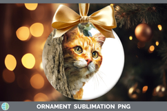 GorgeousCats Tree Peek Ornament design.