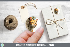 GorgeousCats Tree Peek Stickers design.