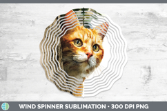 GorgeousCats Tree Peek Wind Spinner design.