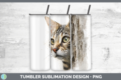 GorgeousCats Tree Peek Tumbler design.