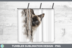 GorgeousCats Tree Peek Tumbler design.