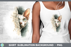 GorgeousCats Tree Peek Shirt design.