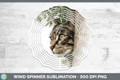 GorgeousCats Tree Peek Wind Spinner design.