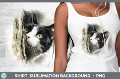 GorgeousCats Tree Peek Shirt design.