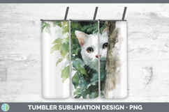 GorgeousCats Tree Peek Tumbler design.