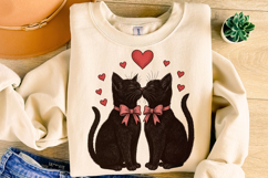 Cat Valentine's Day PNG, Cat Mom PNG, Cat Lover PNG, Xoxo Product Image 4