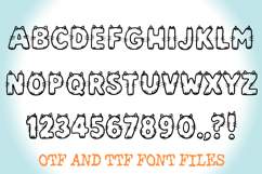 Cats Whiskers Alphabet Lettering ABC Text Kitten Font OTF Product Image 2