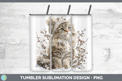 GorgeousCats Winter Knit Hat Tumbler design.