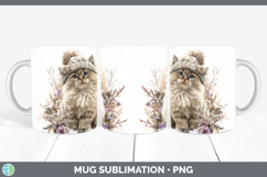 GorgeousCats Winter Knit Hat Mug Wrap design.