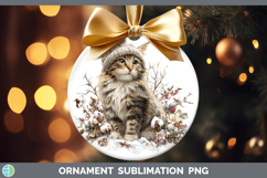 GorgeousCats Winter Knit Hat Ornament design.