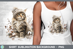 GorgeousCats Winter Knit Hat Shirt design.