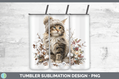 GorgeousCats Winter Knit Hat Tumbler design.