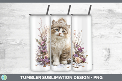 GorgeousCats Winter Knit Hat Tumbler design.