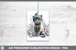 GorgeousCats Winter Knit Hat Air Freshener design.