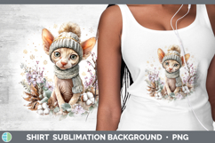 GorgeousCats Winter Knit Hat Shirt design.