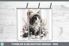 GorgeousCats Winter Knit Hat Tumbler design.