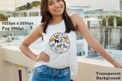 Cute Cats Colourful Kittens Png Illustration Product Image 3