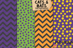 Cats &amp; Bats ClipArt - Halloween - Full Moon - Black Cat Product Image 2