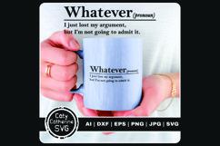 Whatever Funny Dictionary Definition Pronoun Product Image 1