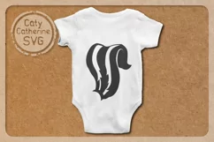 Little Stinker Cute Skunk Baby SVG Cut File Product Image 3