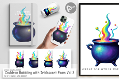 Digital Paper Iridescent Bubble Cauldron Product Image 1