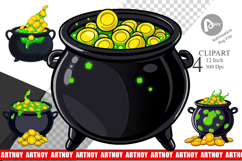 Cauldron Clipart Product Image 1