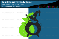 Cauldron Witch hat candy dome Product Image 2